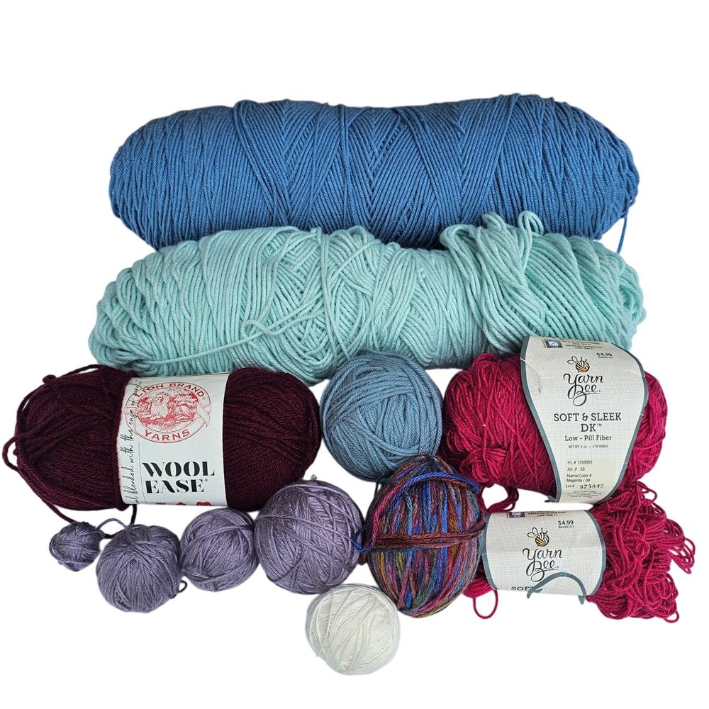 Mixed YARN Crochet Knitting GIFT Homemade DIY Homespun Soft CRAFT Bundle GIFT